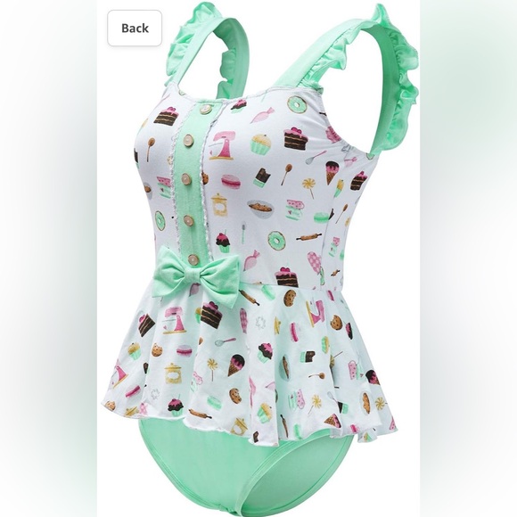 NWOT 🧁 Vintage Sweets Onesie Bodysuit - Picture 6 of 7